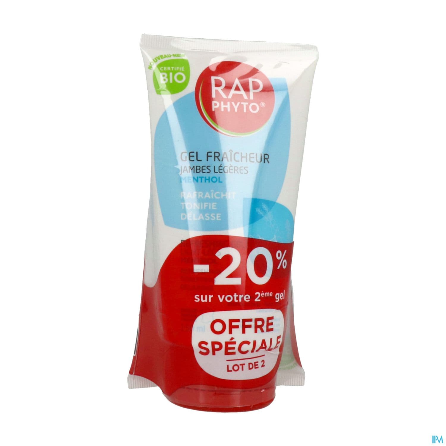 Rap Phyto Bio Gel Fraicheur Jambes Legeres Menthol 150ml X 2