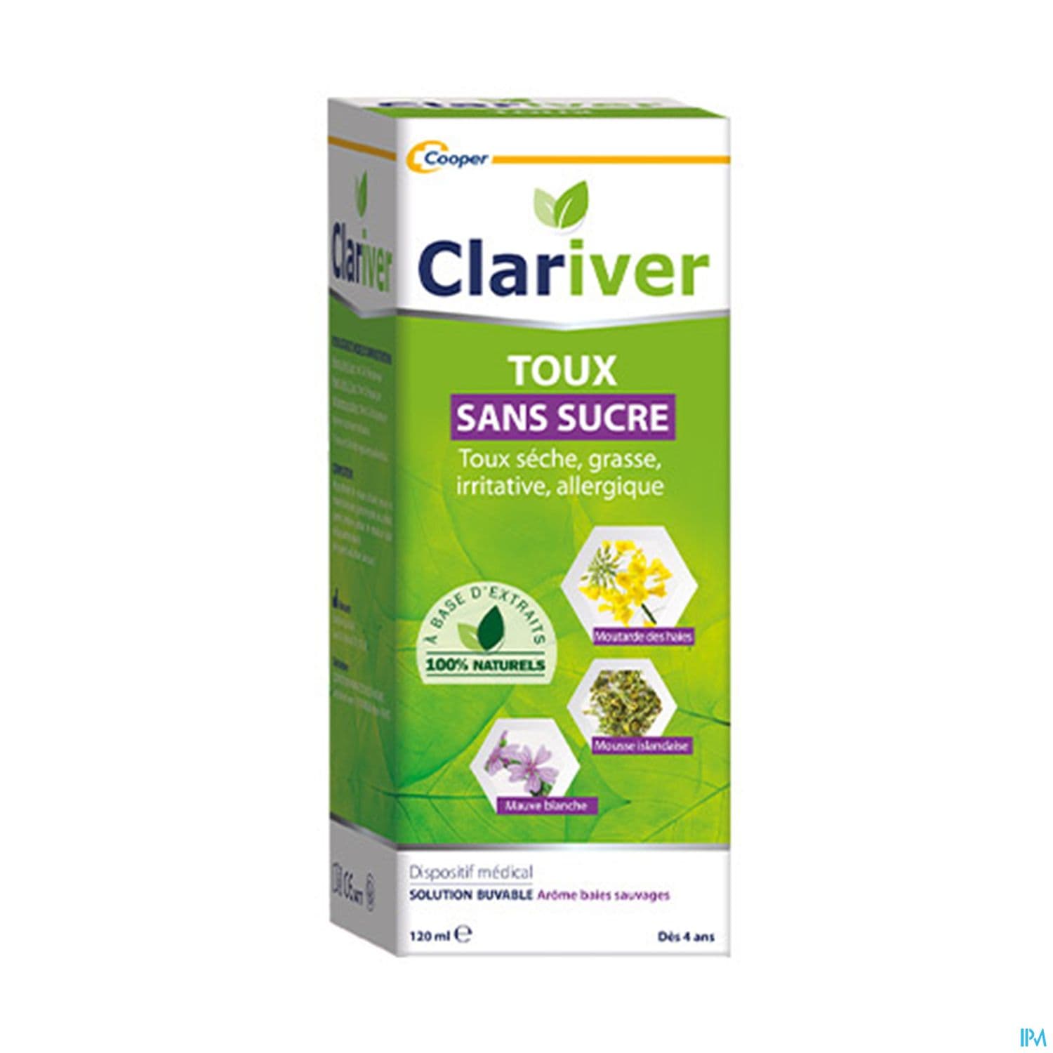 CLARIVER SOL BUV S/SUC 120ML