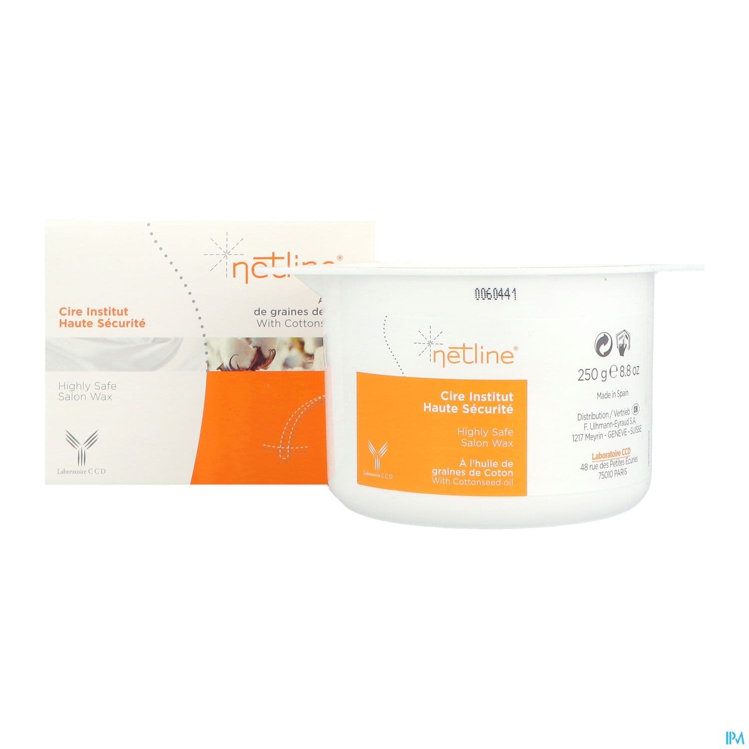 NETLINE CIRE INSTIT SECUR POT 250G