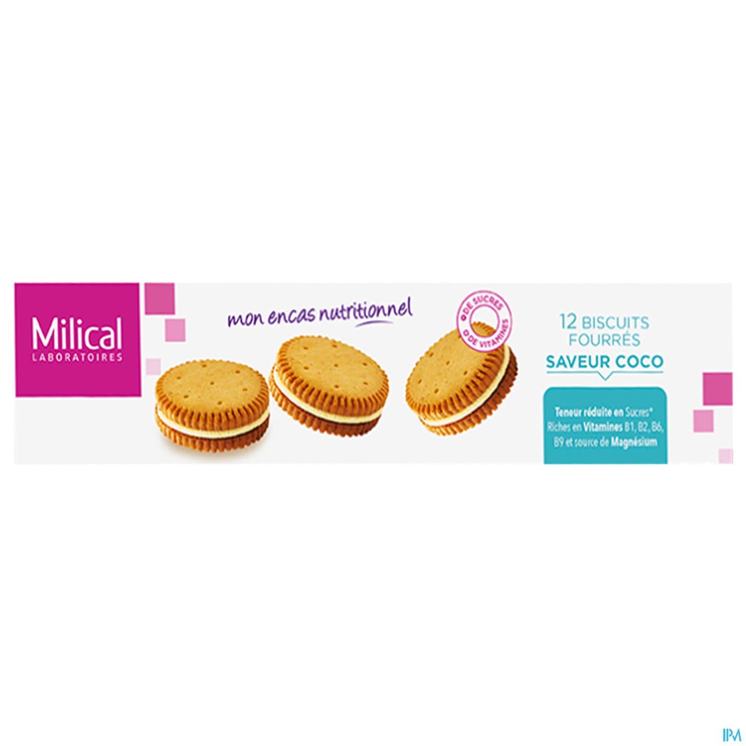MILICAL BISCUIT FOURRE COCO 12