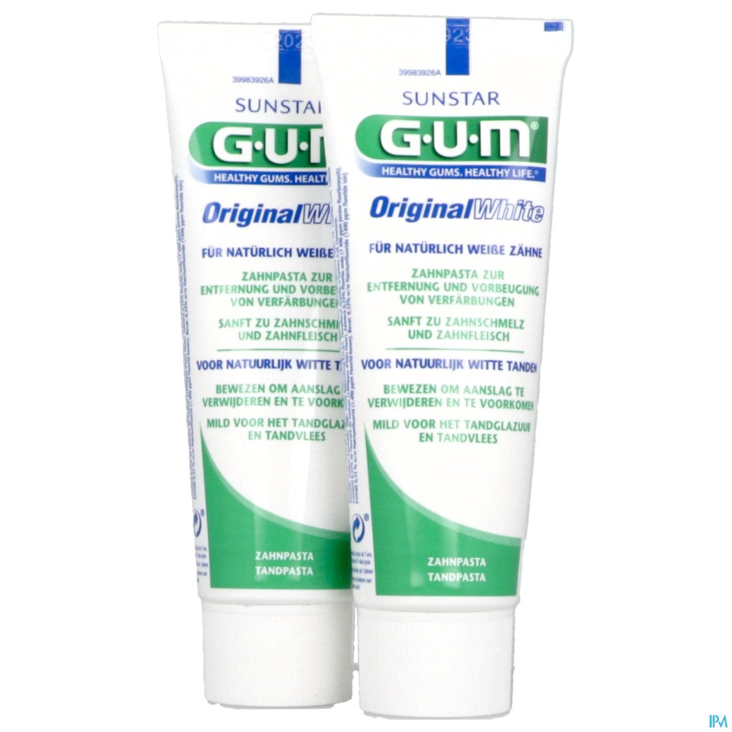Gum Original White Dentifrice 75ml X2