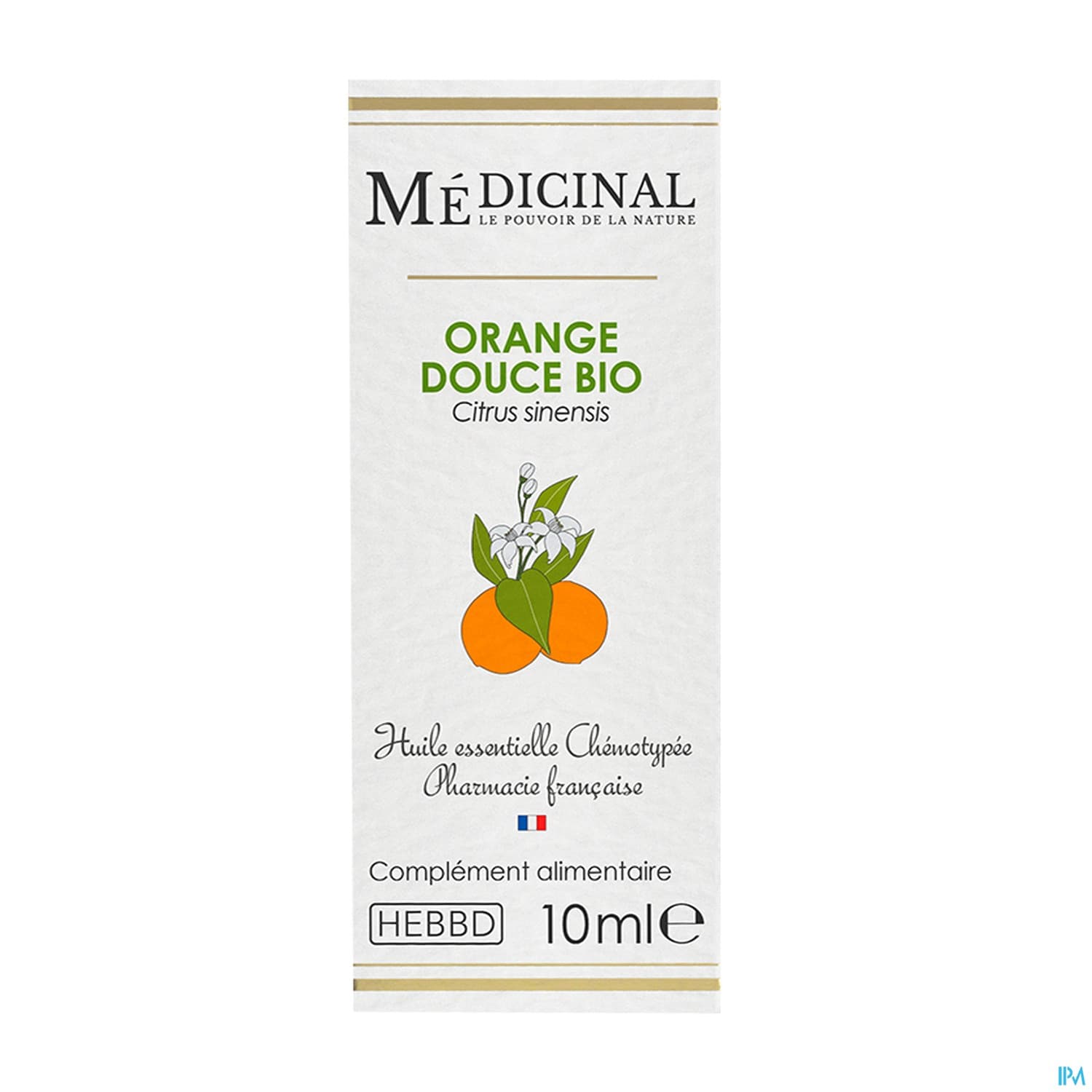 Medicinal Huile Essentielle Orange Douce Bio 10ml