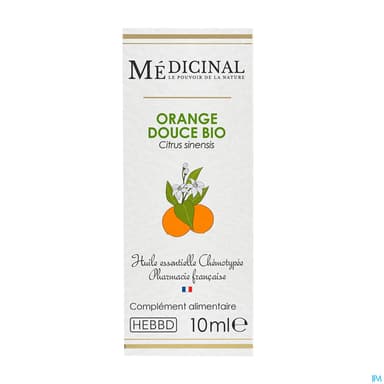 Medicinal Huile Essentielle Orange Douce Bio 10ml