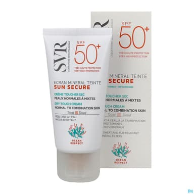 Sun Secure Mineral Teite Peau Normale Ip50+ 60ml