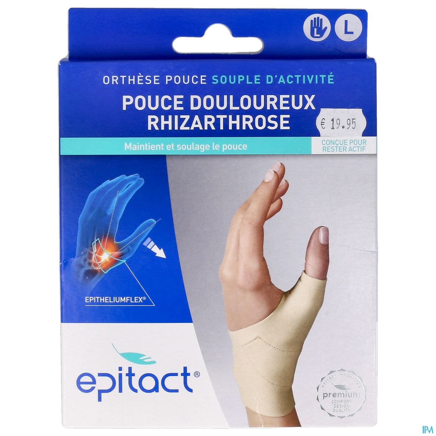 Epitact Orthese Pouce Souple Activite Gauche l