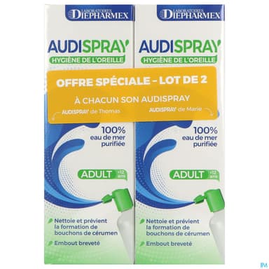 AUDISPRAY ADULTE SPRAY 50MLX2