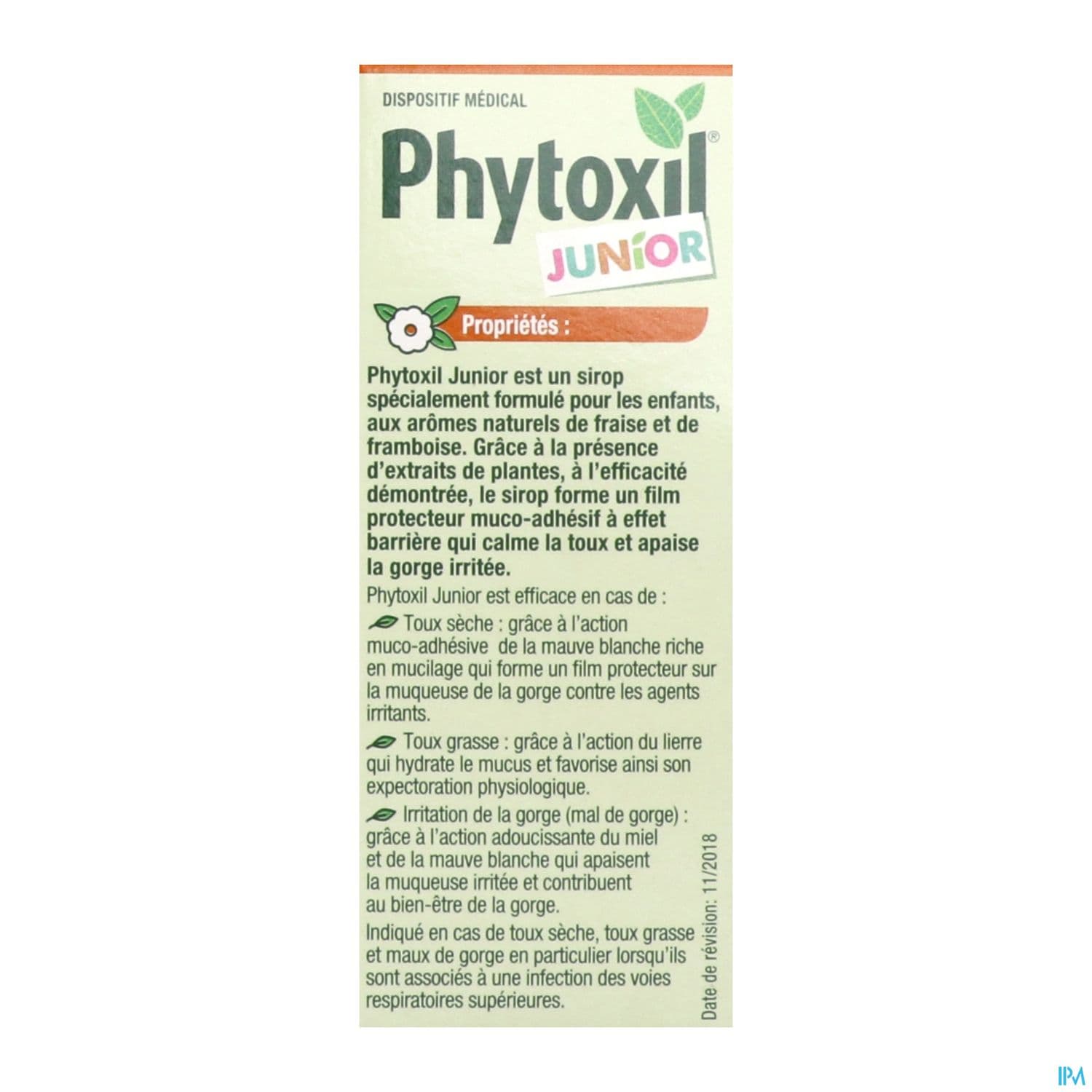 PHYTOXIL TOUX SUCRE JUNIOR SP100ML