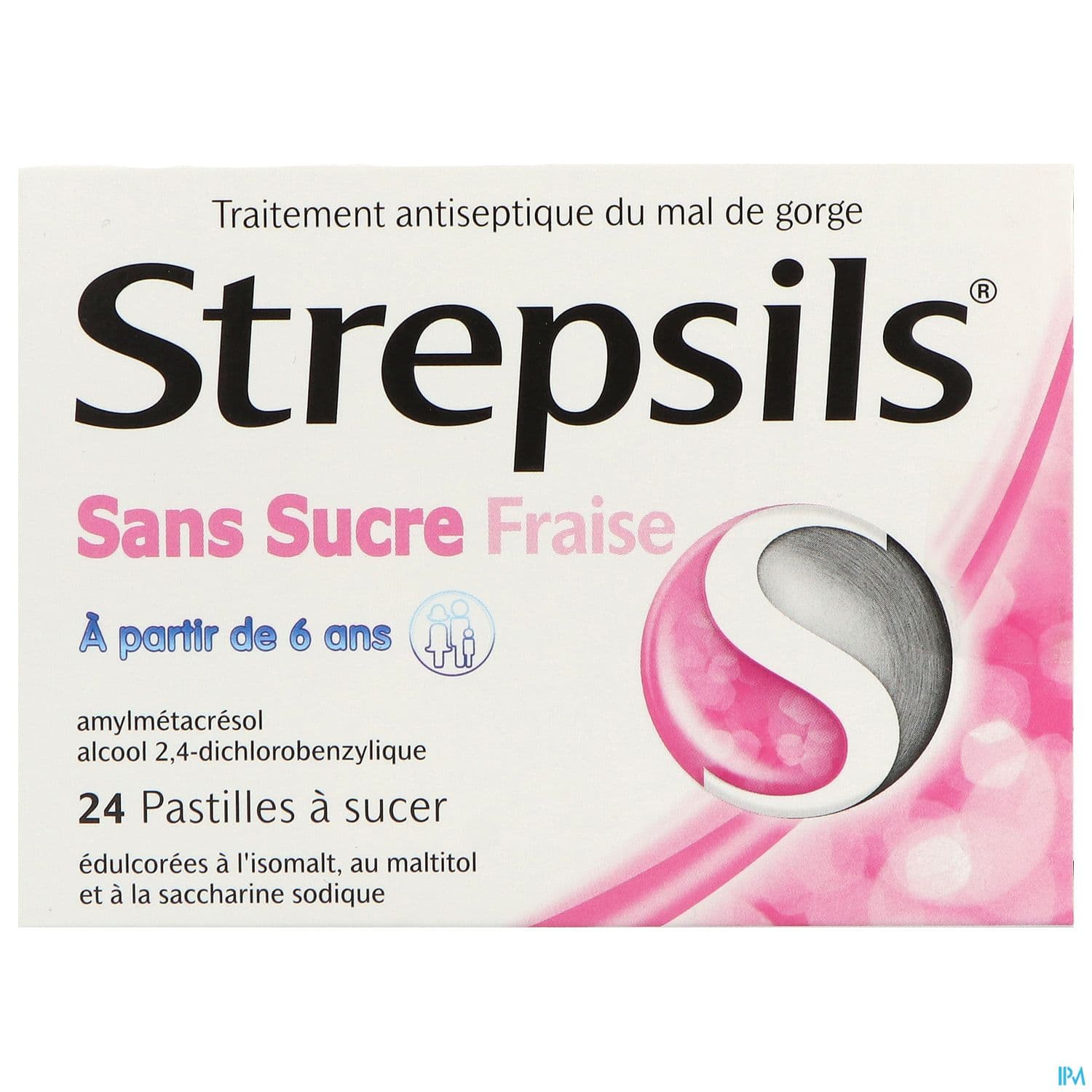 STREPSILS FRAISE S/S PAST 24