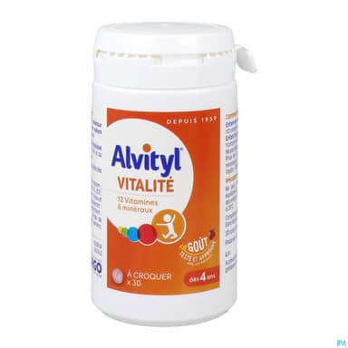 ALVITYL VITALITE CPR A CROQUER 30