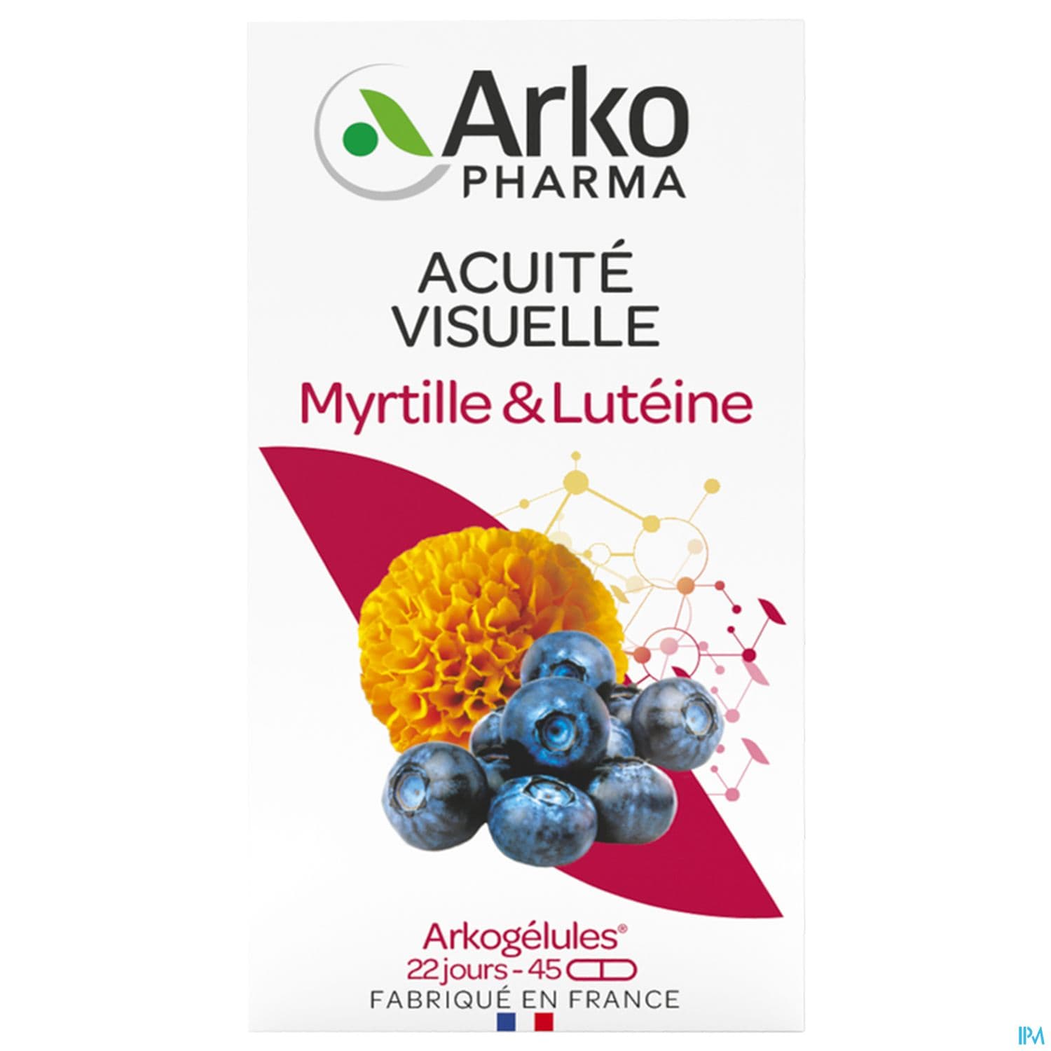Arkopharma Arkogelules Acuite Visuelle Myrtille Luteine Gelule 45