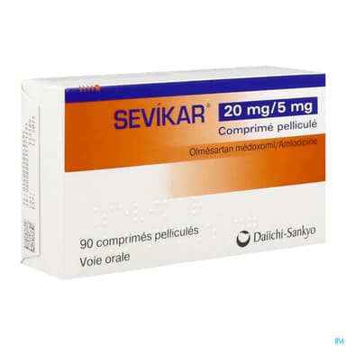 Sevikar 20mg/5mg Comprime 90
