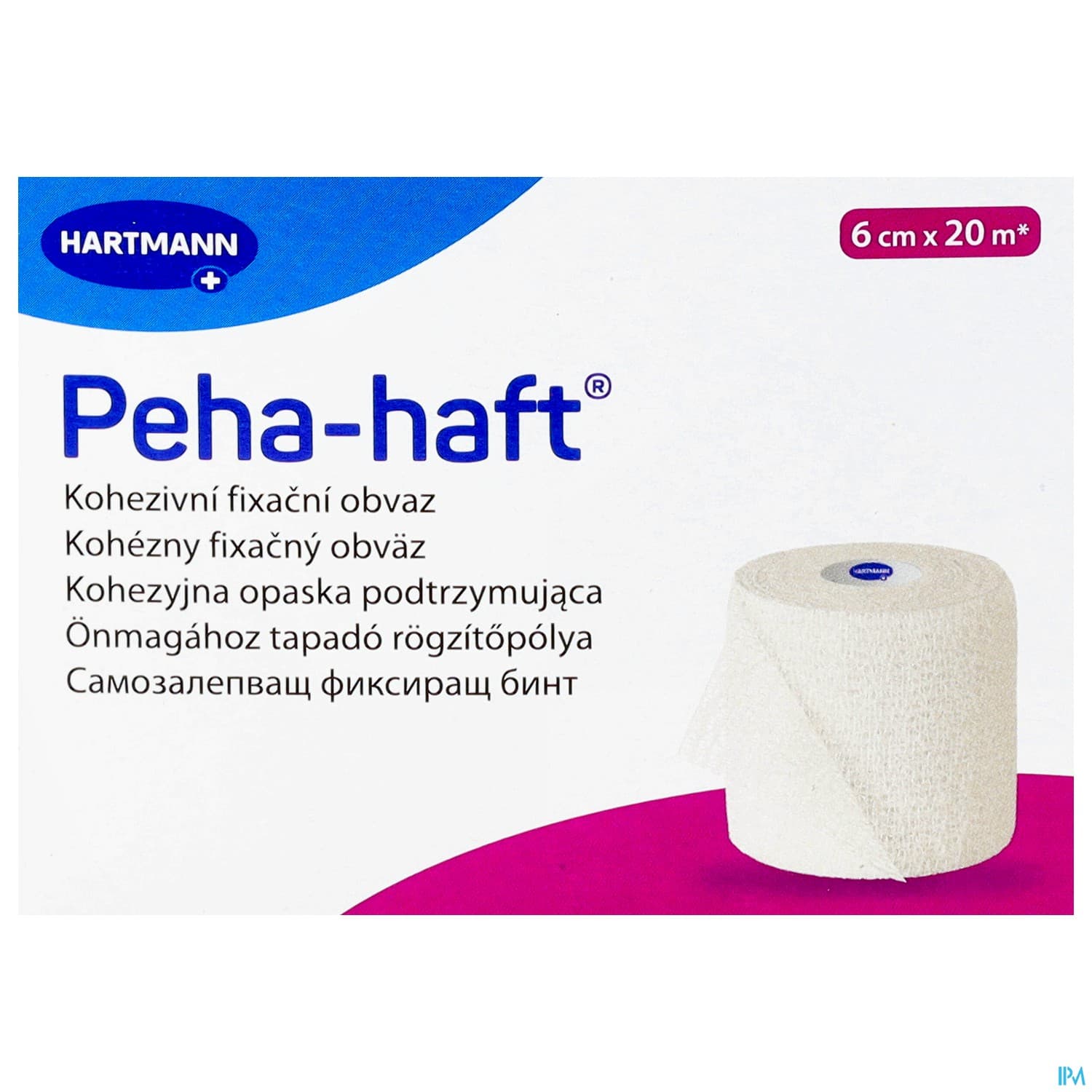 BANDE PEHA HAFT LATEX FREE 6CMX20M