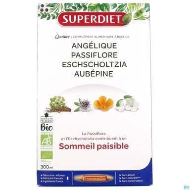 SUPERDIET QUAT SOMMEIL BIO AMP20