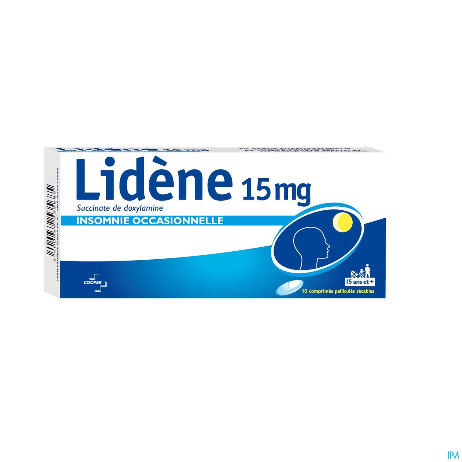 LIDENE 15MG CPR SECABLE 10