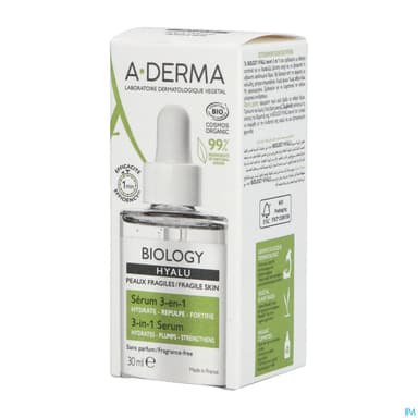 A-DERMA HYALU SERUM 3EN1 30ML