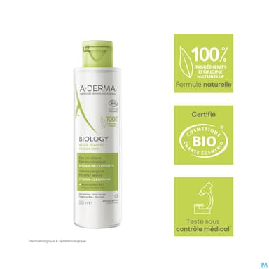 A-DERMA BIOLOGY EAU MICEL 200ML