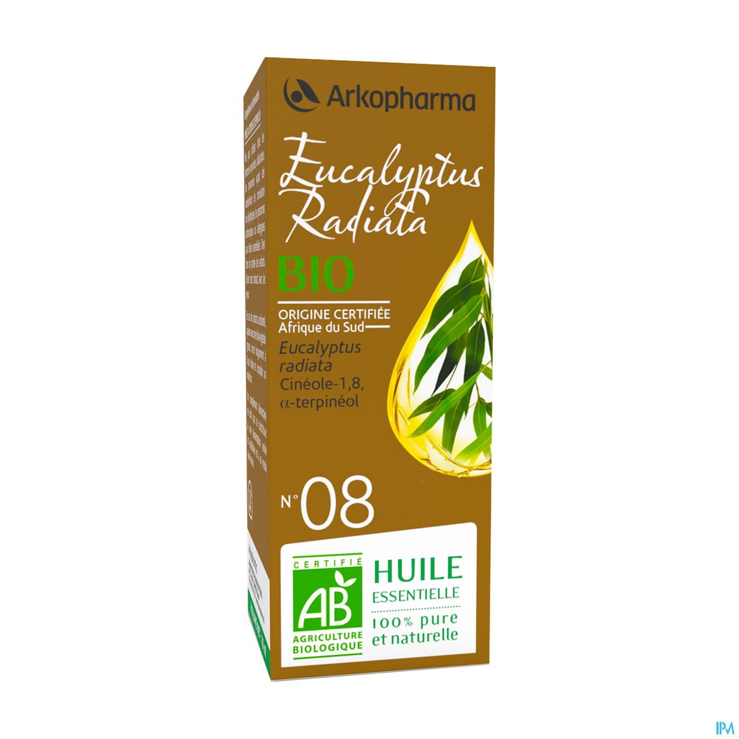 Arkopharma Arko Essentiel N08 Huile Essentielle Bio Eucalyptus Radiata 10ml