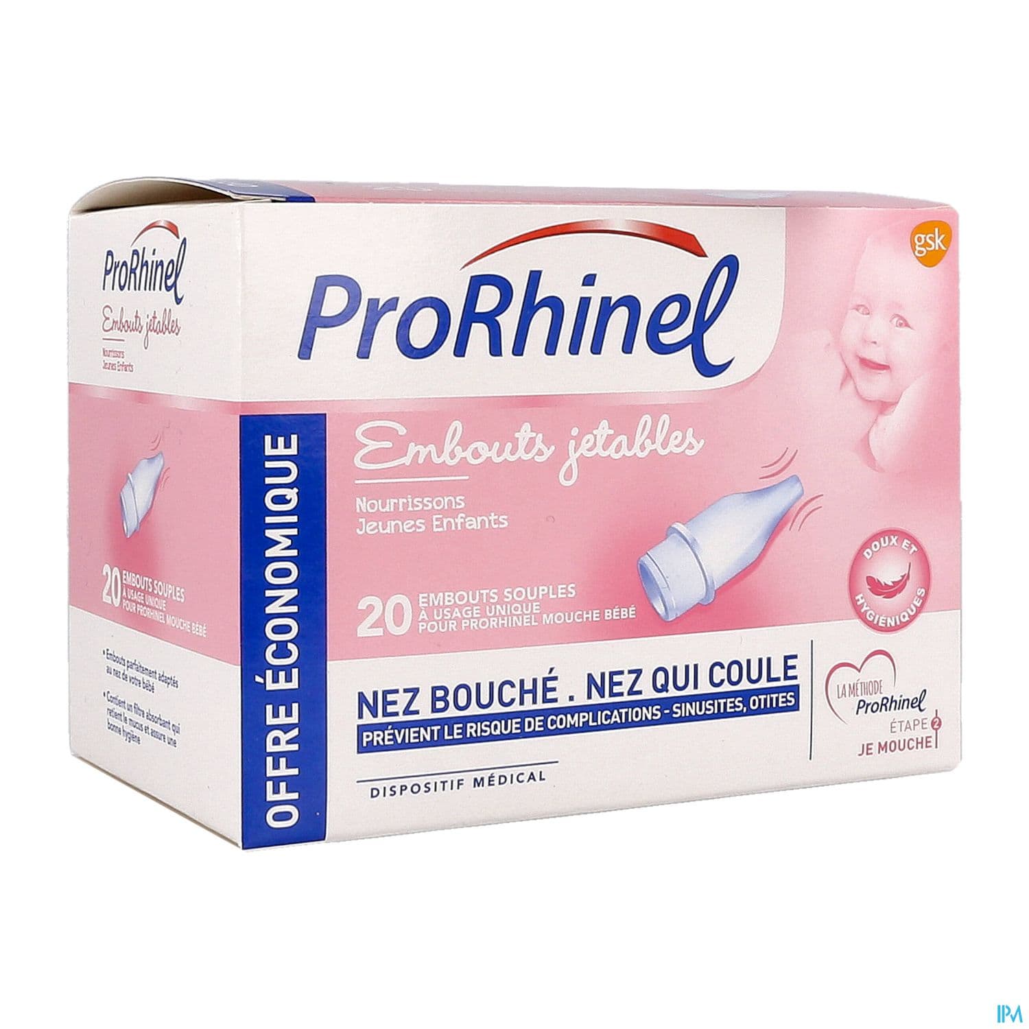 PRORHINEL EMBOUT JETABLE 20