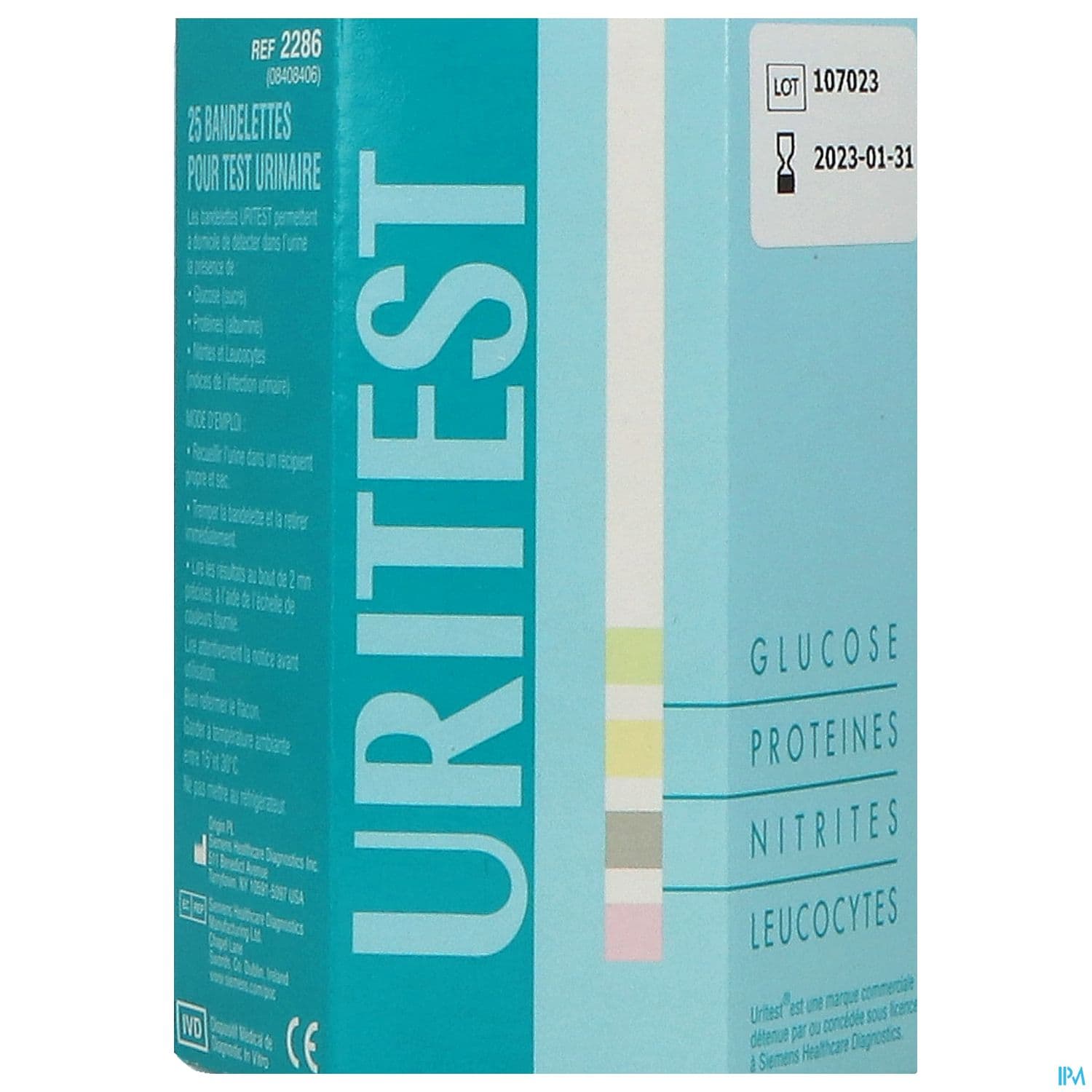 Uritest Bandelette Reactive 25
