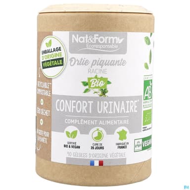 NAT&FORM ECO ORTIE RAC BIO GEVEG90