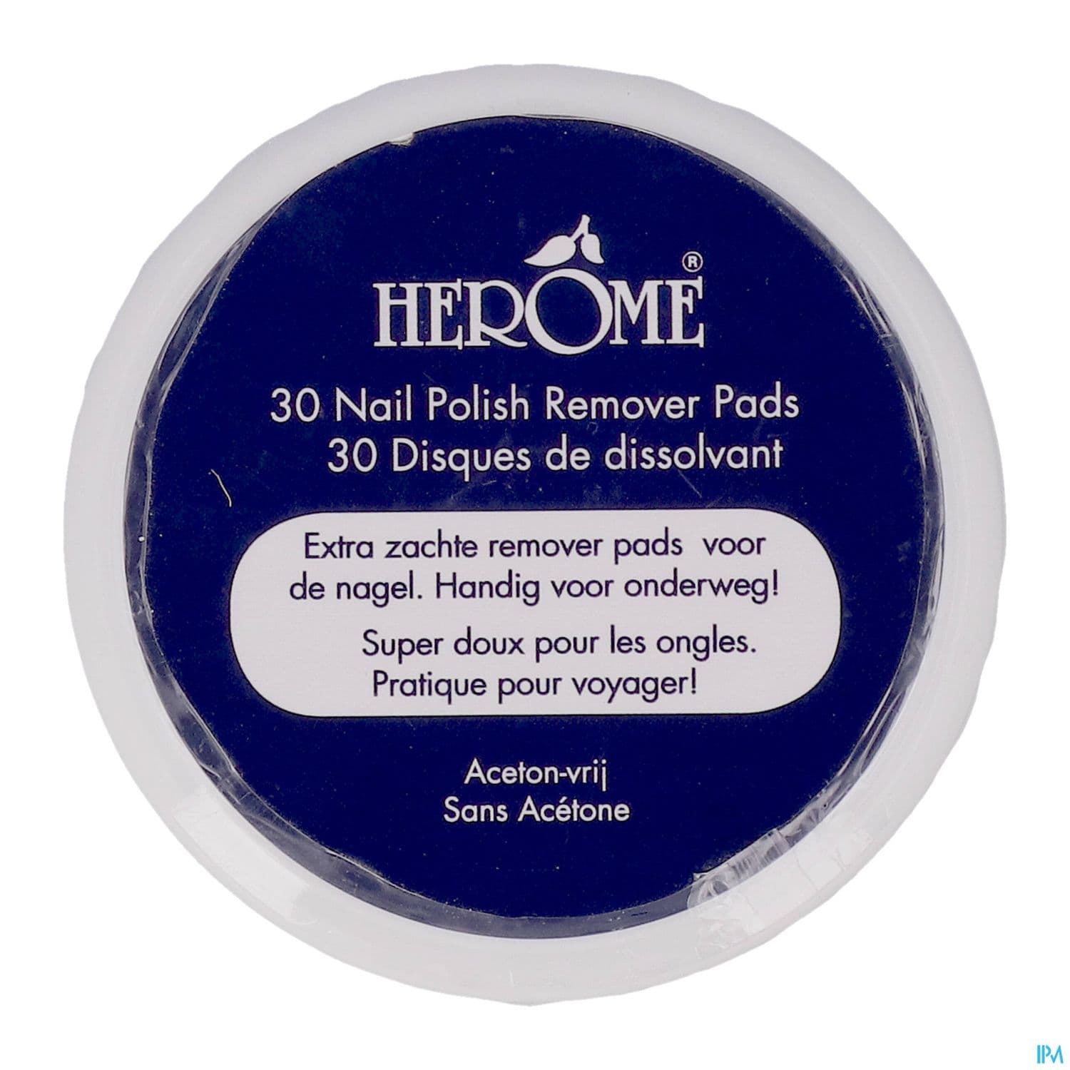 Herome Disque Dissolvant Soignant Sans Acetone 30