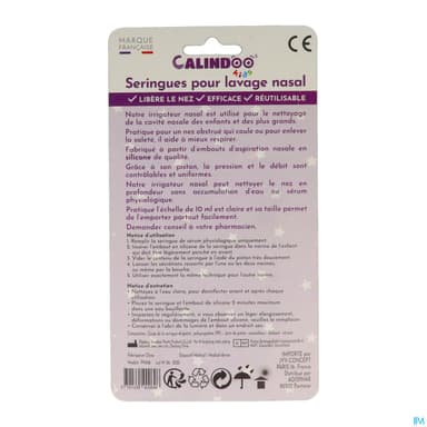 CALINDOO SERINGUE LAVAGE NASAL.
