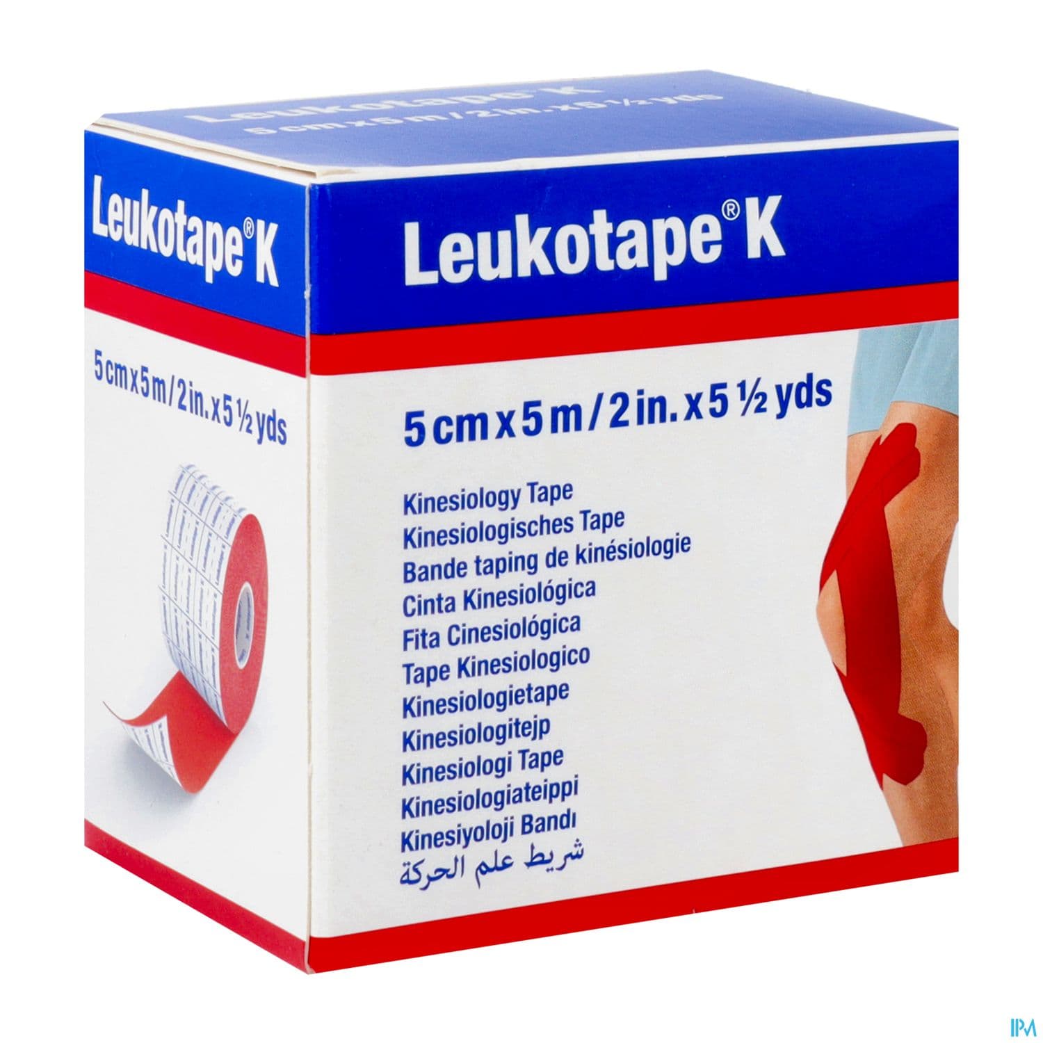 BDE LEUKOTAPE K ROUGE 5CMX5M — PHARMACIE DES CLINIQUES
