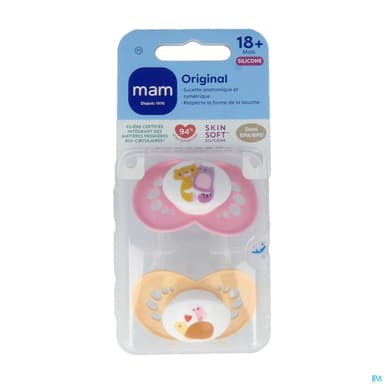 Mam Sucette Original Classique +18m Silicone X2
