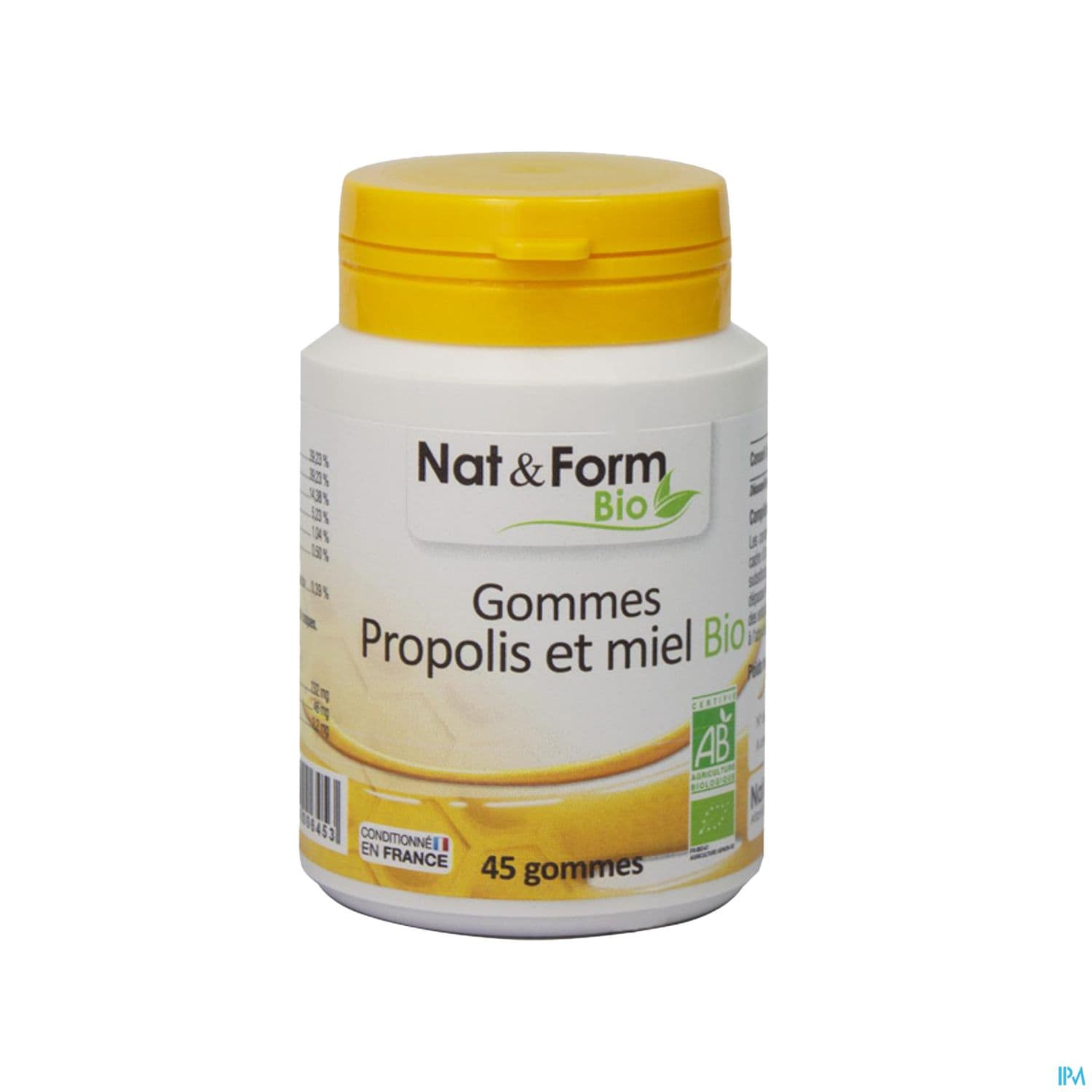 Nat Et Form Propolis Gommes Bio 45