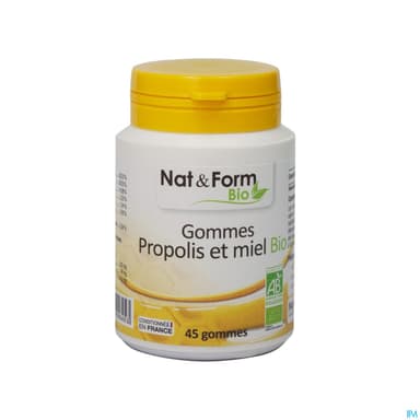 Nat Et Form Propolis Gommes Bio 45