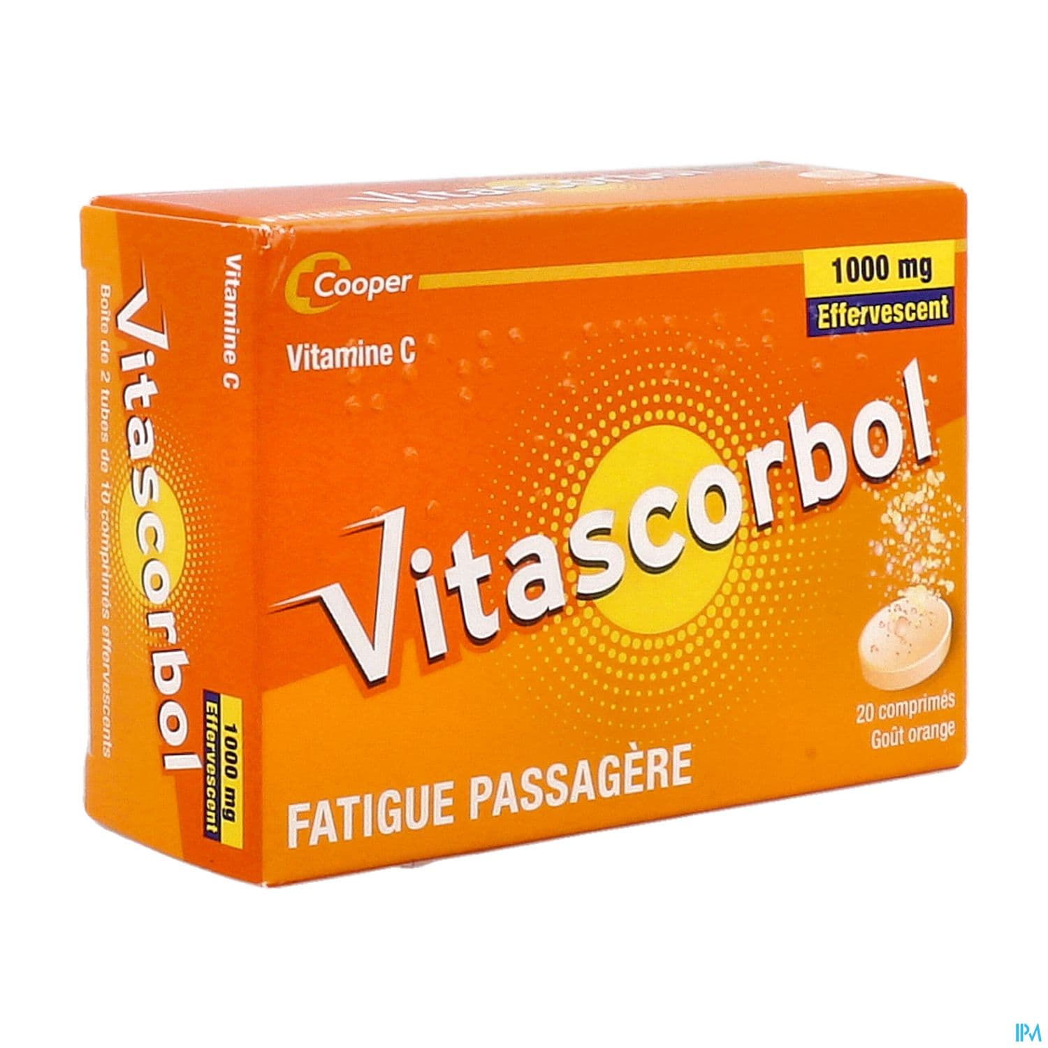 Vitascorbol 1g Comprime Effervescent 20