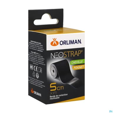 BDE CONT NEOSTRAP NOIR 5CMX1M