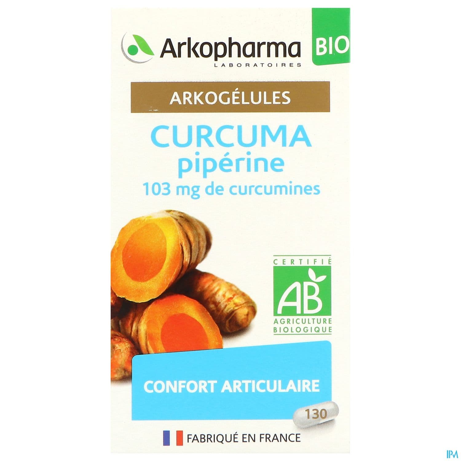 ARKOGELULES CURCUMA + PIPERINE GEL FL/150
