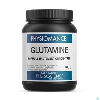 PHYSIOMANCE GLUTAMINE PDR400G
