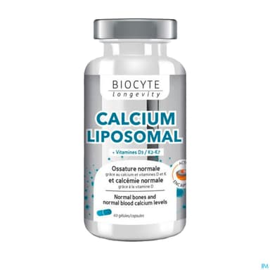 BIOCYTE CALCIUM D3 K2 GELUL 60