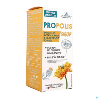3 CHENES PROPOLIS SIROP 200ML