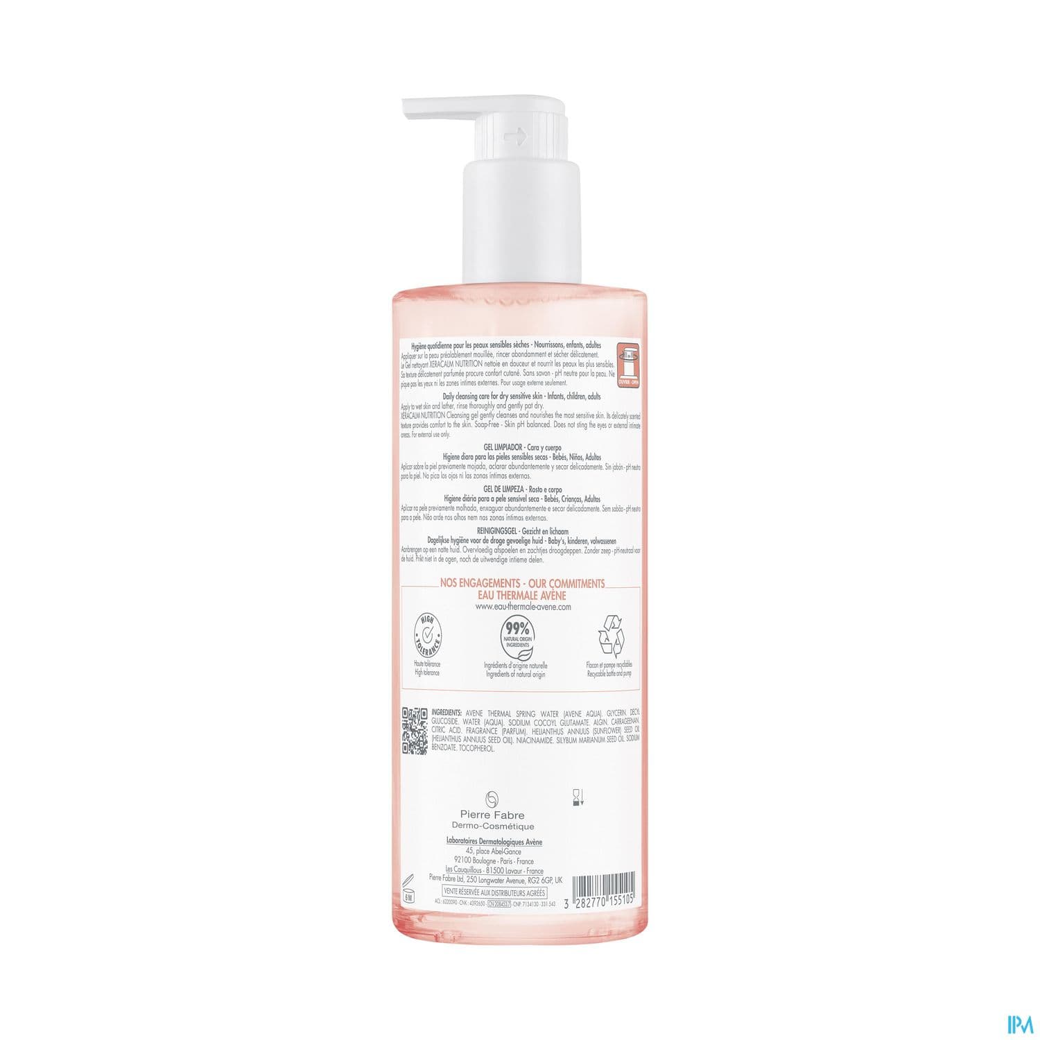 XERACALM NUTRI GEL NET 500ML