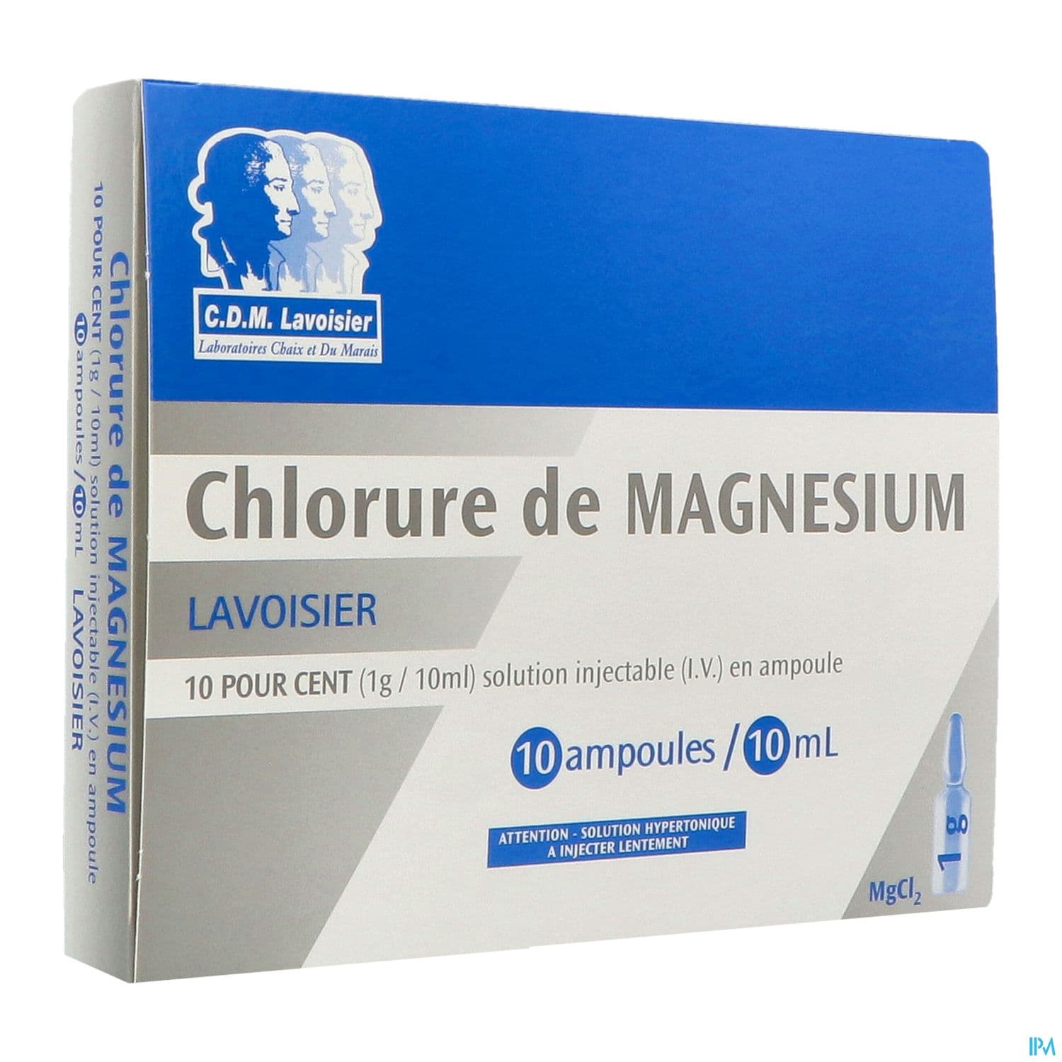Lavoisier Magnesium Chlorure 10% Solution Injectable 10ml 10