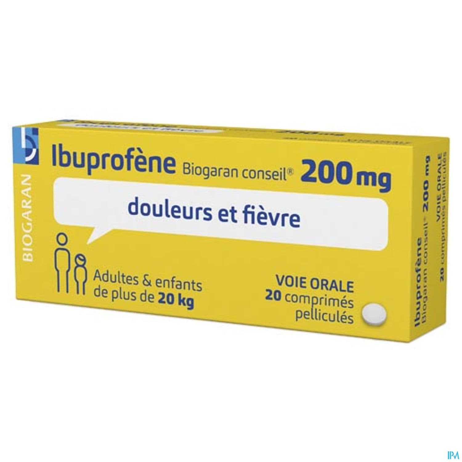 IBUPROFENE 200MG BIOG CONS CPR 20