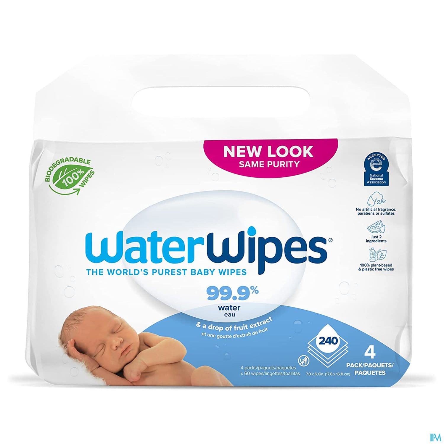 Waterwipes Lingette Bebe 60 X4
