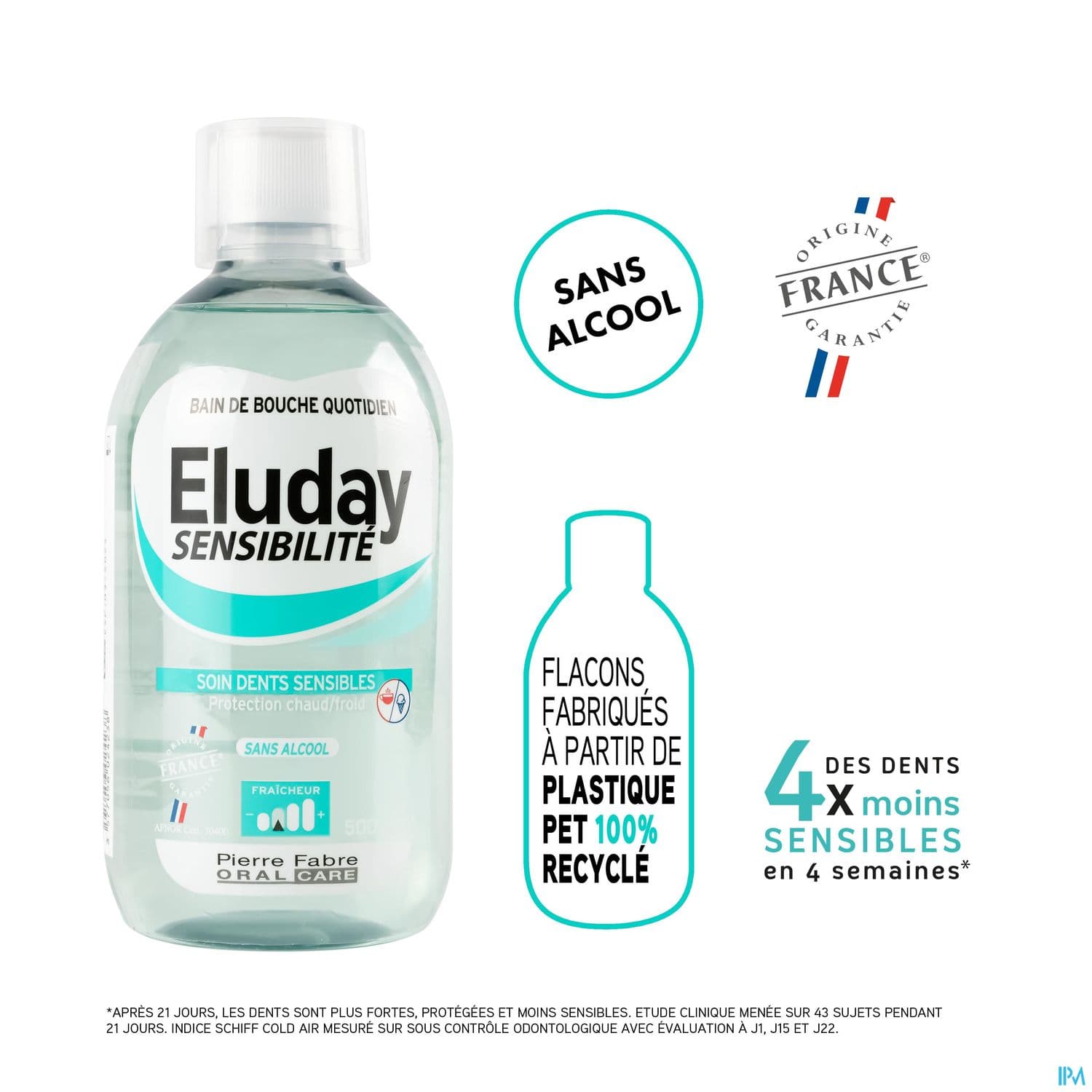 Eluday Sensibilite Bain De Bouche 500ml + Doseur