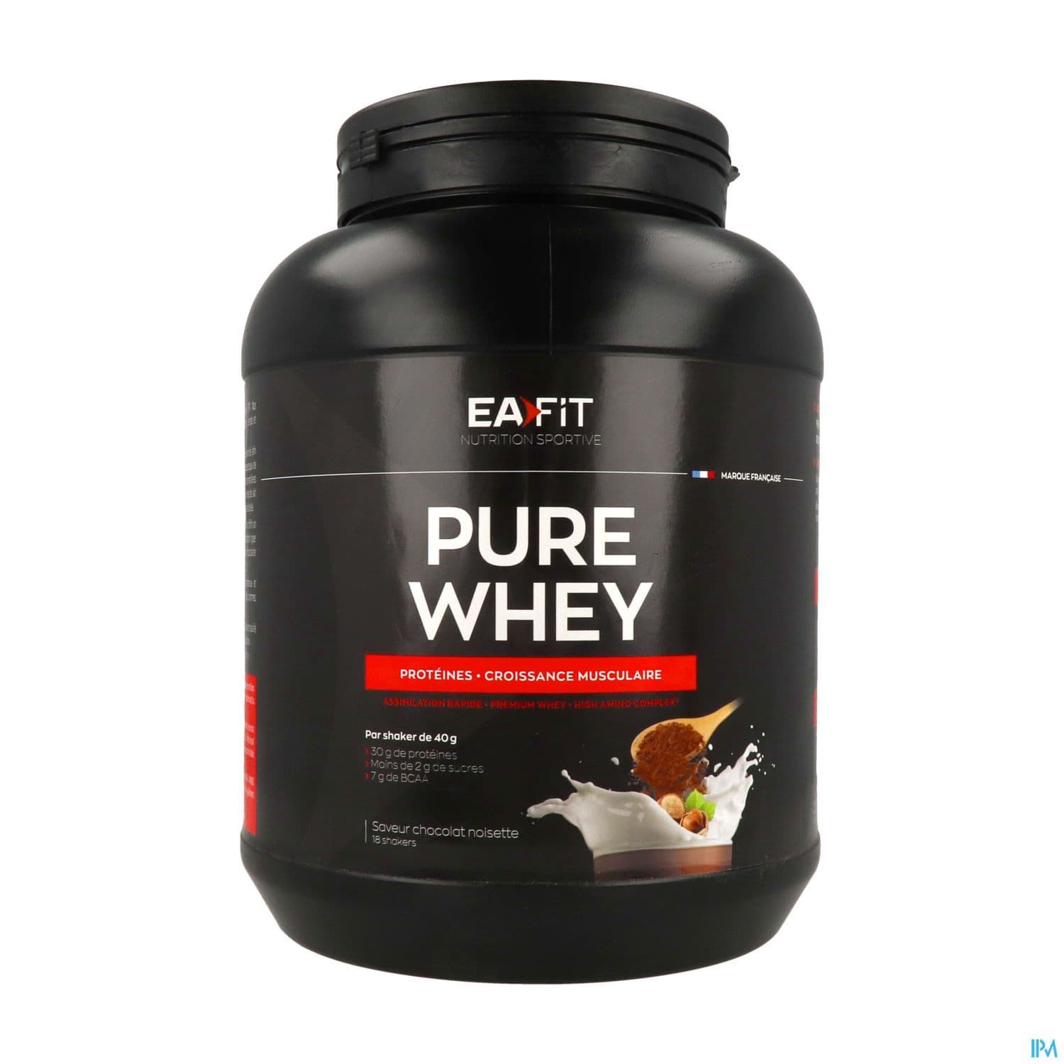 Eafit Pure Whey Poudre Pour Boisson Chocolat Noisette 750g