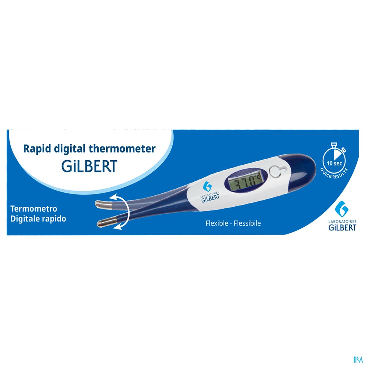 Laboratoires Gilbert Thermometre Embout Flexible Rapide 1
