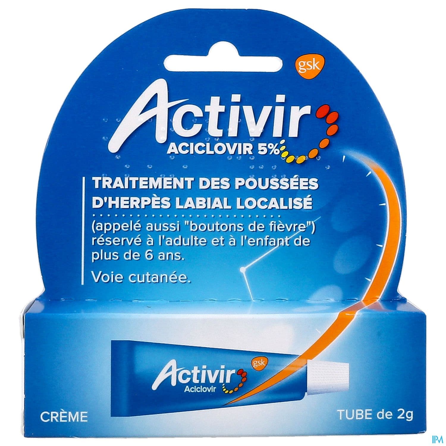 ACTIVIR 5% CR TUB 2G