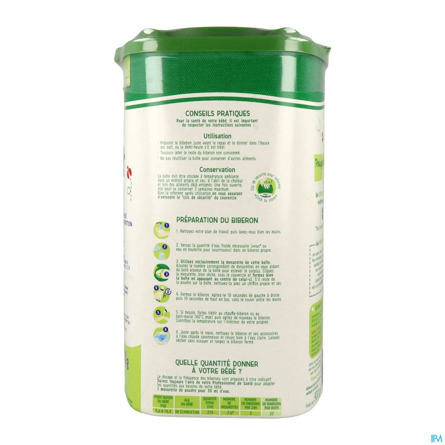 BLEDILAIT CROISSANCE+ LAIT 900G