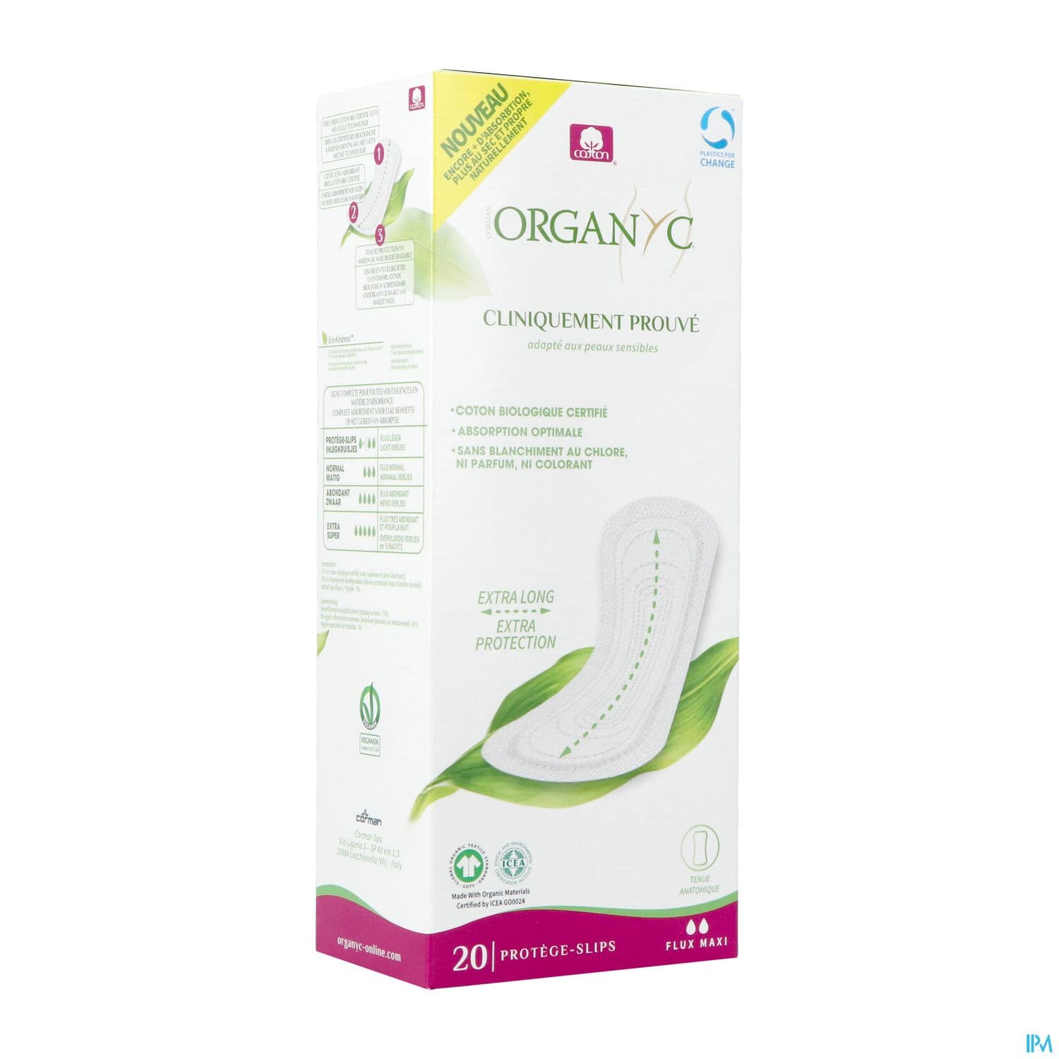 ORGANYC PROTEGE SLIP EXTRA LONG 20