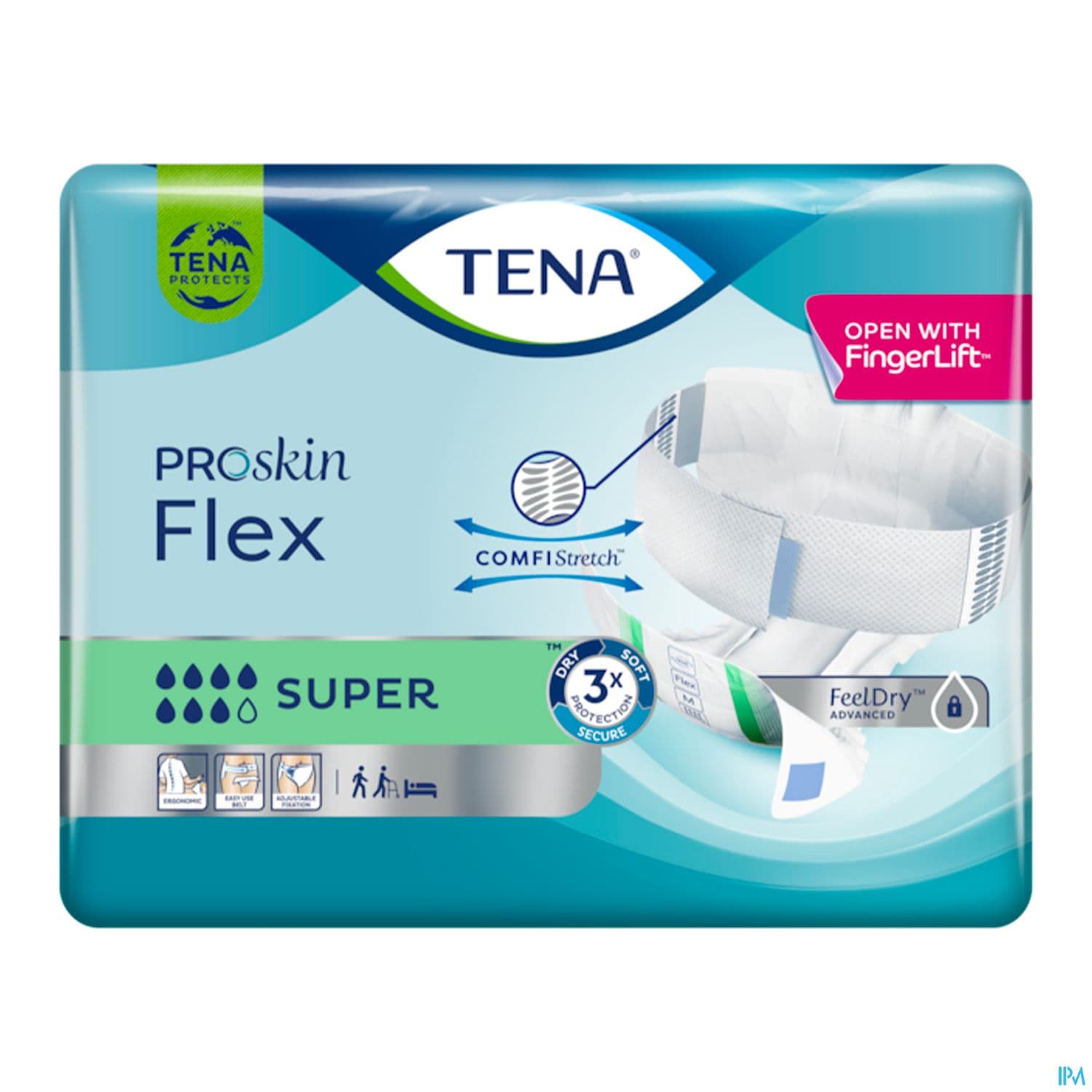 TENA FLEX SUPER MED PROTECT 30