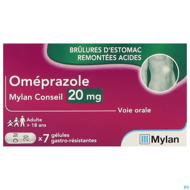OMEPRAZOLE 20MG VTS CONS GEL 7