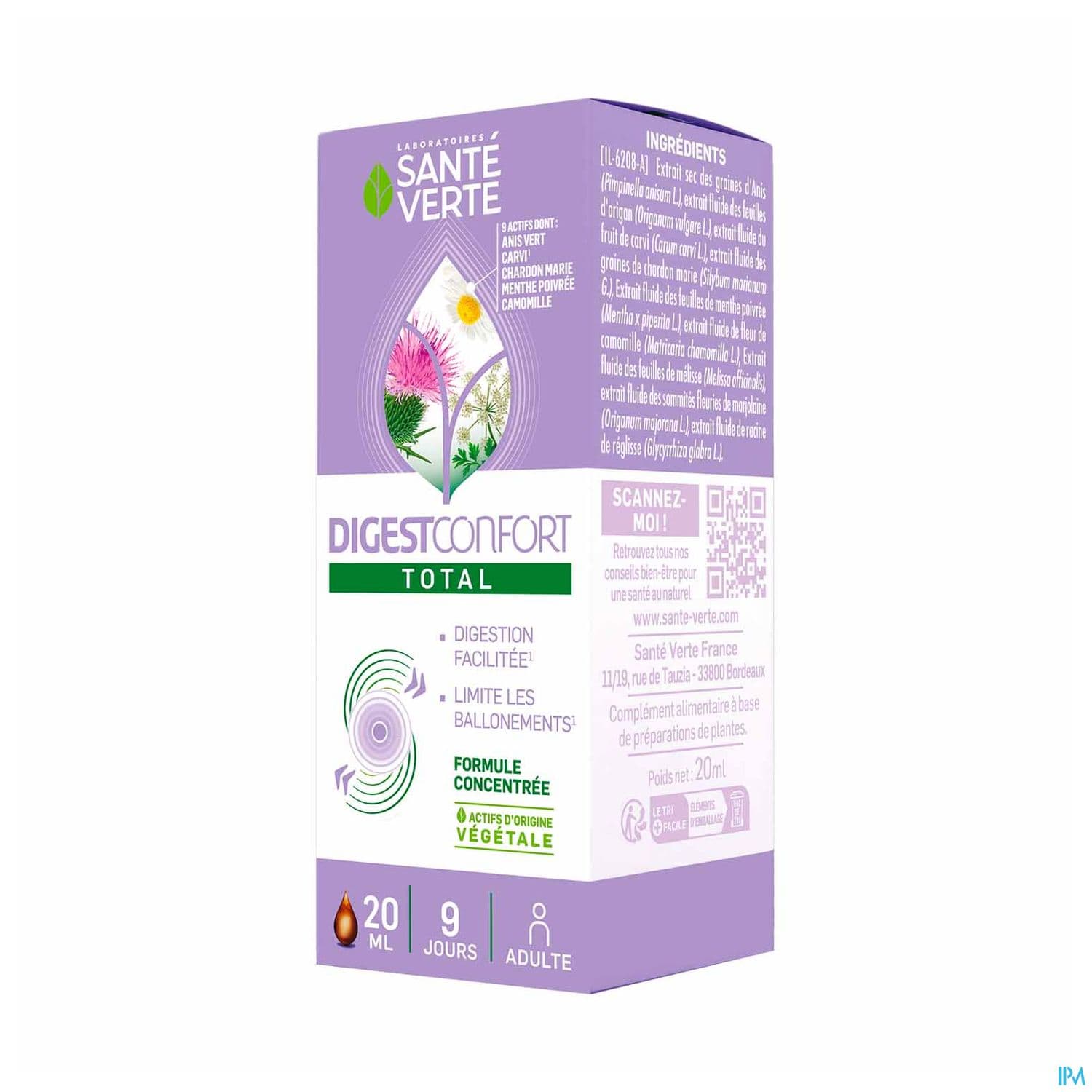 Sante Verte Digest Confort Total 20ml X6