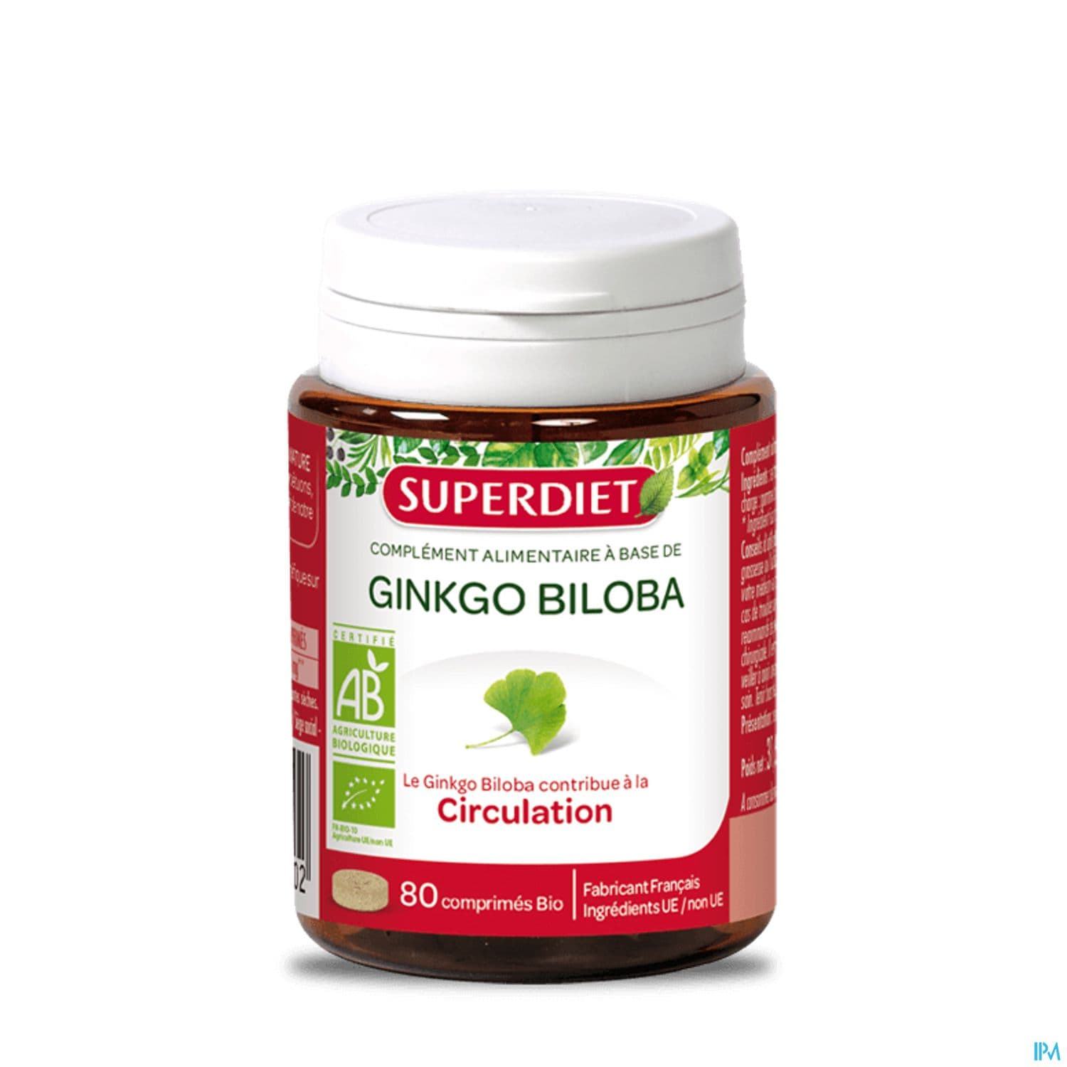 SUPERDIET GINKGO BIO CPR80